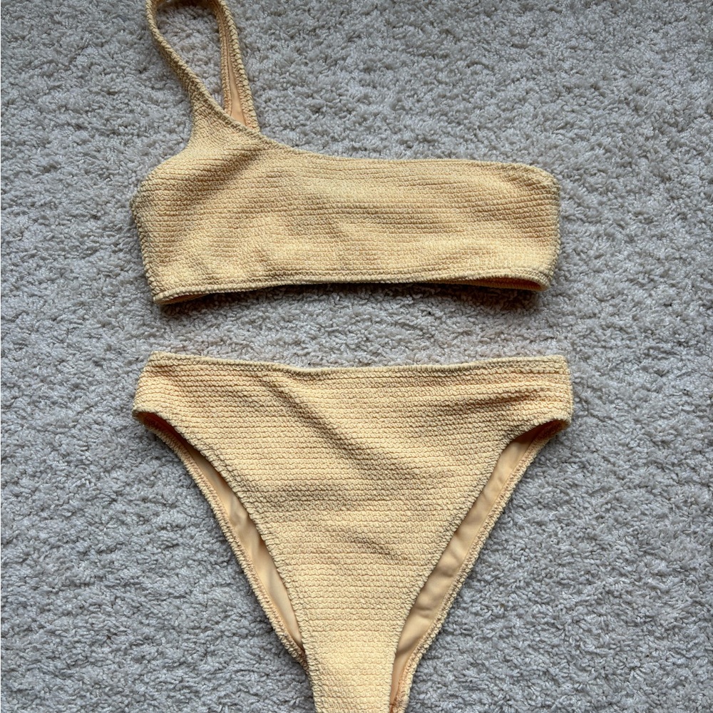 LA Hearts One Shoulder Bikini